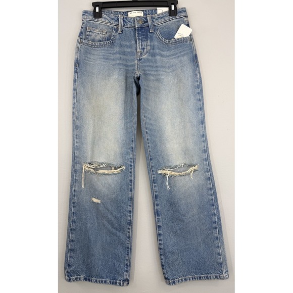 Free People Denim - We The Free Tennessee Low Rise Boyfriend Jeans Women's 24 Distressed Free People